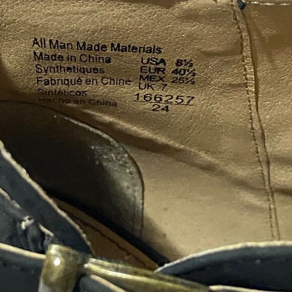 Brash Black Laser Cut Open Peep Toe Booties Size 8.5 - Picture 7 of 9